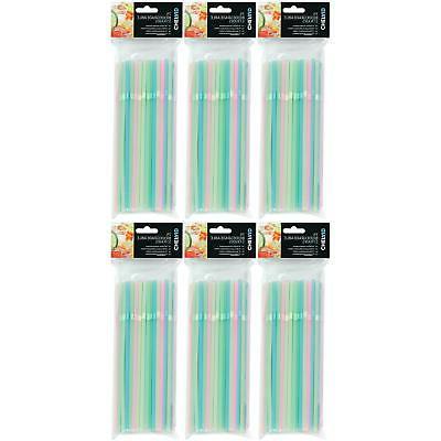 450 x biodegradable buvant pailles vaisselle multicolore