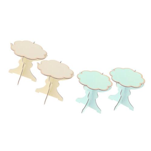 4pcs carton support de gateau plateau porte