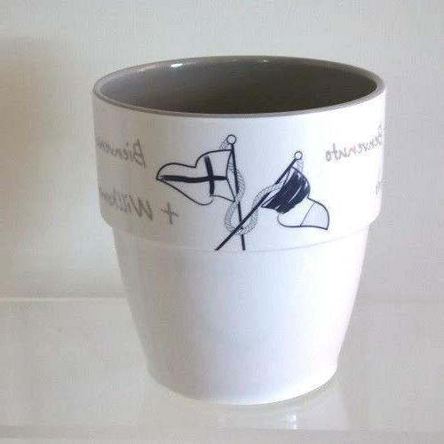 6 tasse cafe willkommen a planche melamine