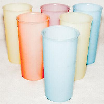 6 tupperware gobelets annees 70 vintage set