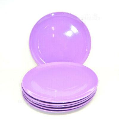 6 vaisselle accueil violet 32cm