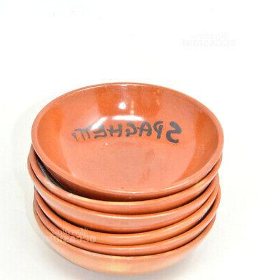 6 vaisselle spaghetti en terre cuite