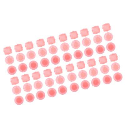 60 x assiette en plastique miniature retro