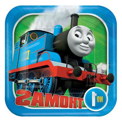 8 thomas tank engine papier fete plaques