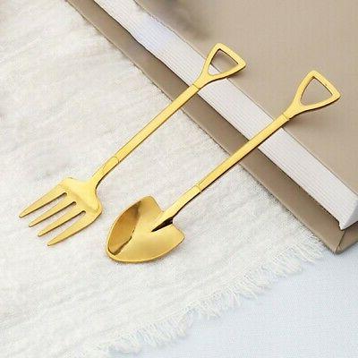 acier inoxydable cuillere set stirring glace creme