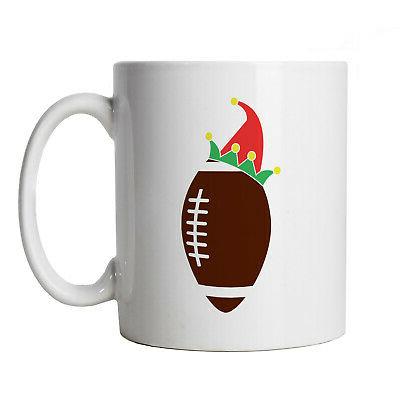 americain football lutin chapeau tasse noel sports