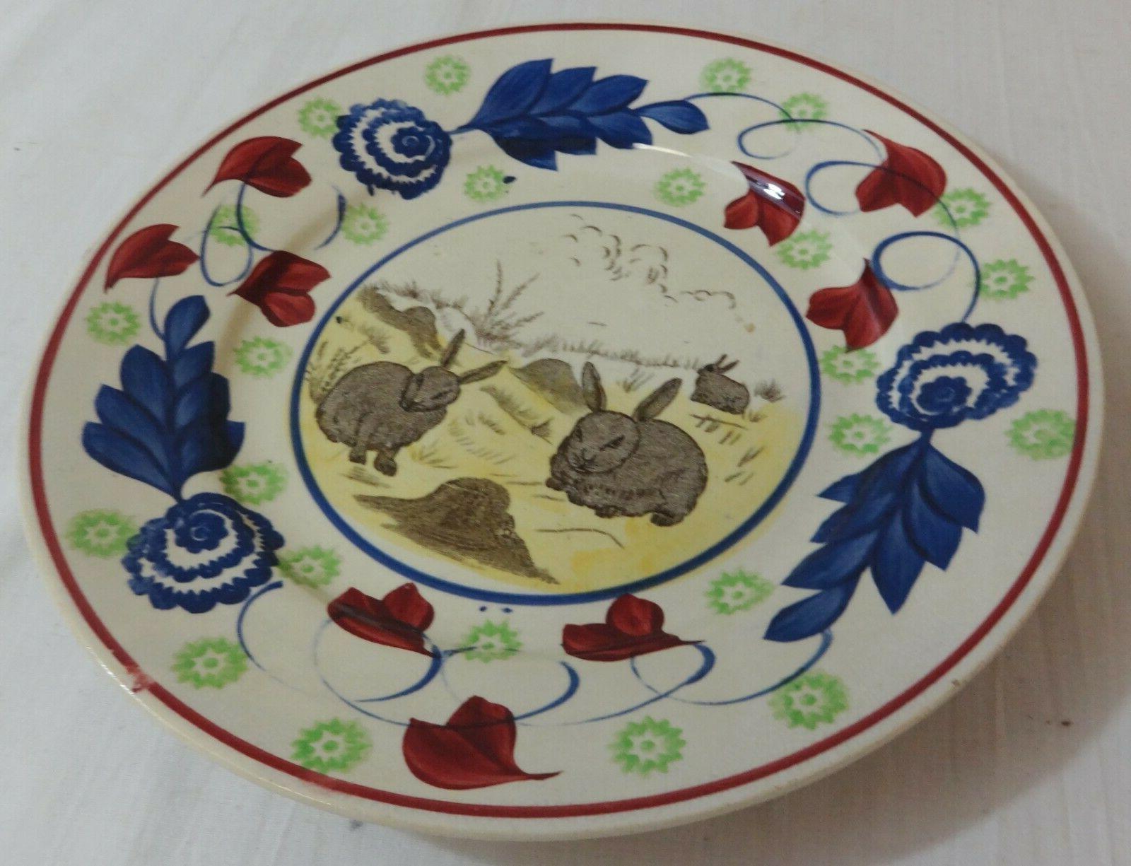 ancien 9 coupe lapins eponge plaque