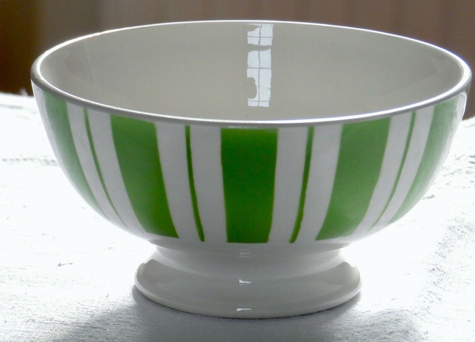 ancien bol sur piedouche faience badonviller fenal