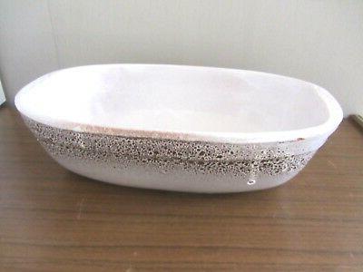 ancien plat a four en gres vernisse