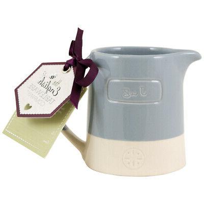 anglais vaisselle co artisan ecremeuse bleu