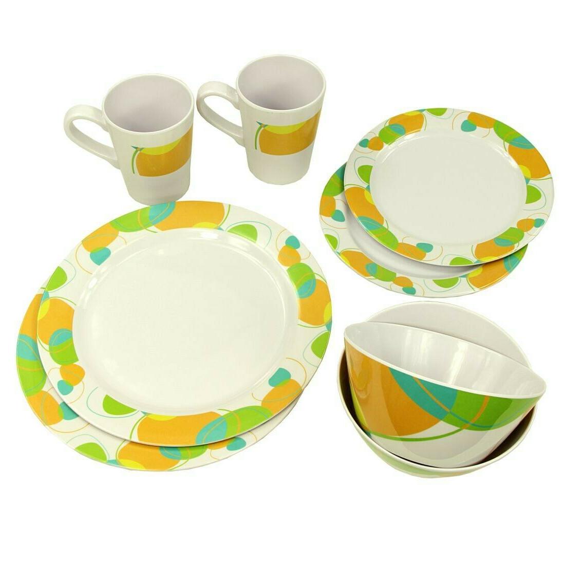 arvon 8 pcs vaisselle de camping en