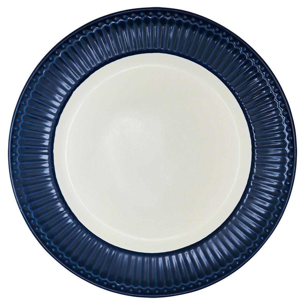 assiette alice bleu 26 5 cm de