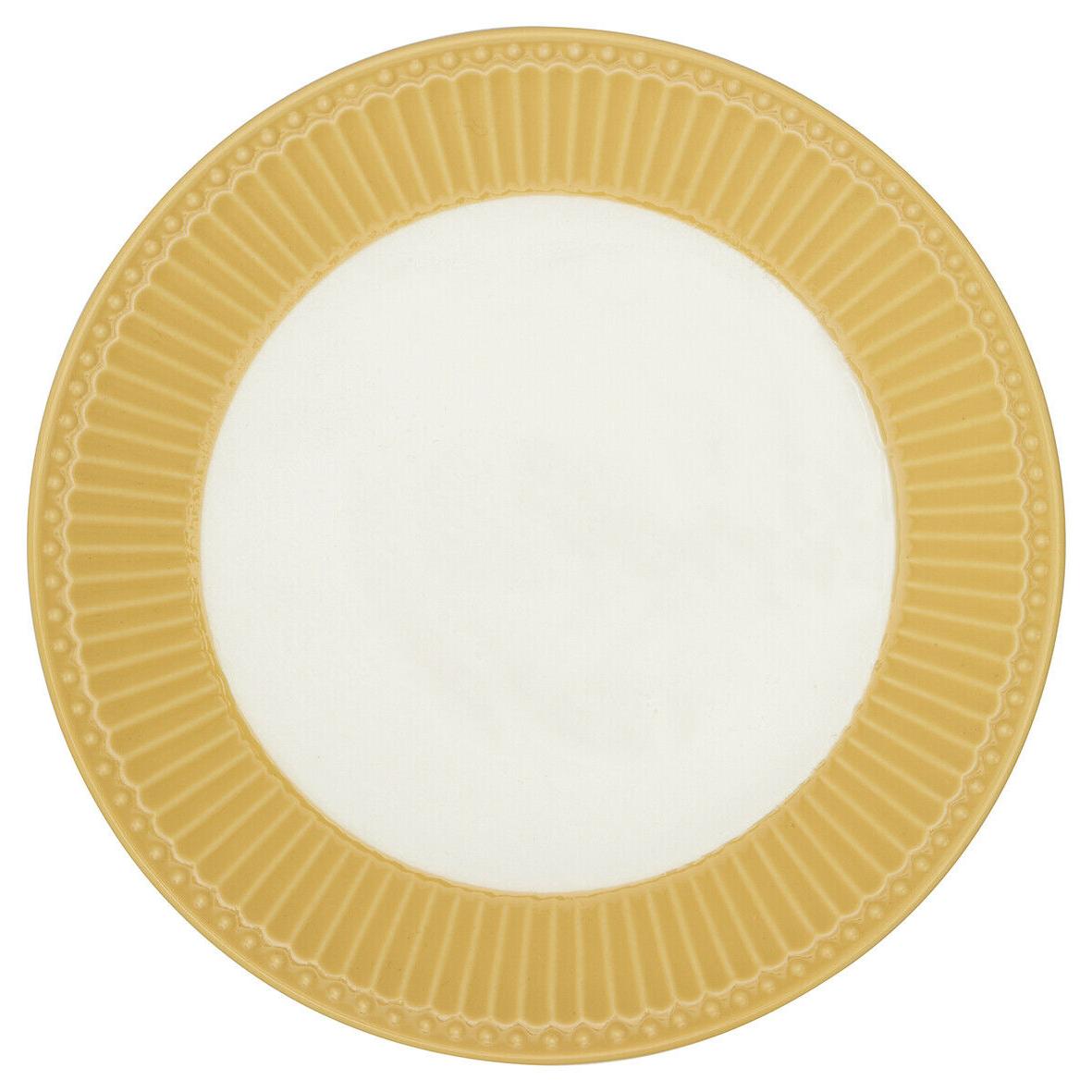 assiette alice jaune 23 cm cuisine everyday