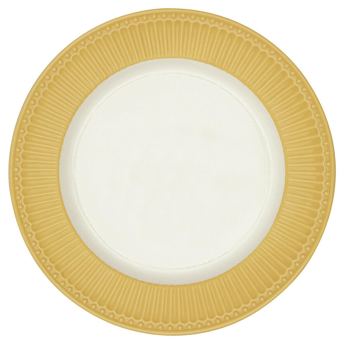 assiette alice jaune 26 5 cm tous