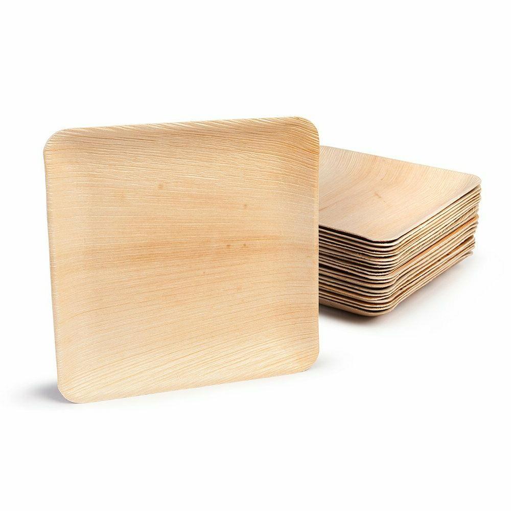 assiette biodegradable feuille de palmier bio jetable