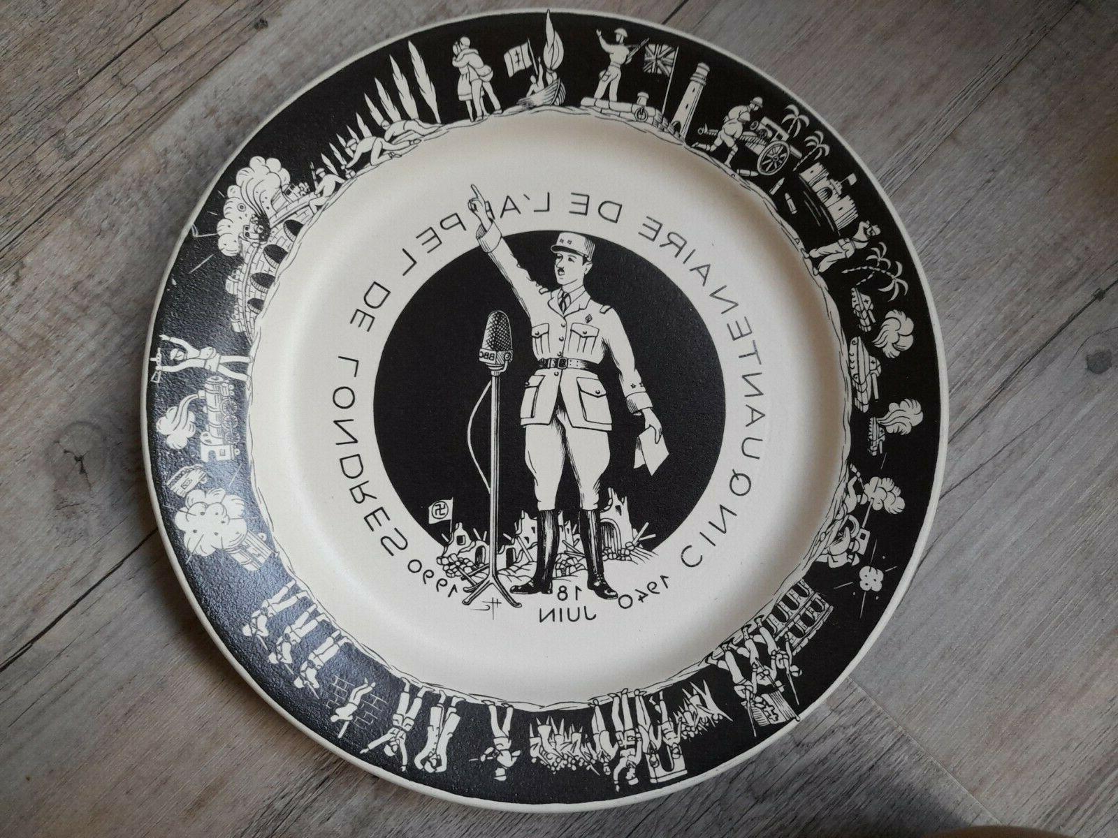 assiette de gaulle 18 juin 1940