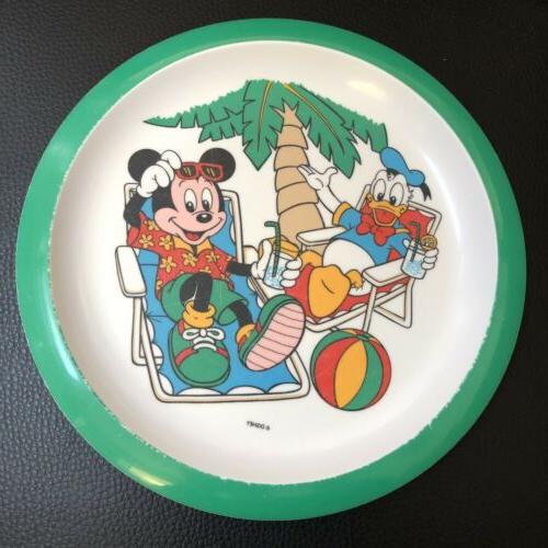 assiette mickey et donald disney melamine cole