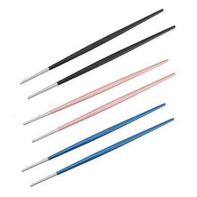 baguettes en acier inoxydable 304 sushi japonais