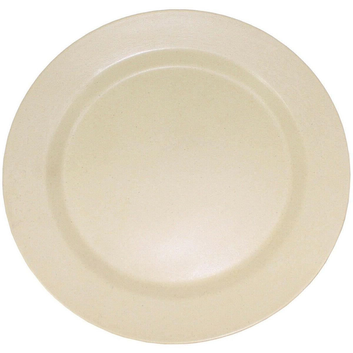 bambou assiette 24 cm beige brun assiette