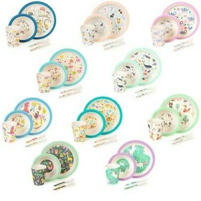 bambou pour enfants bebe vaisselle set 5