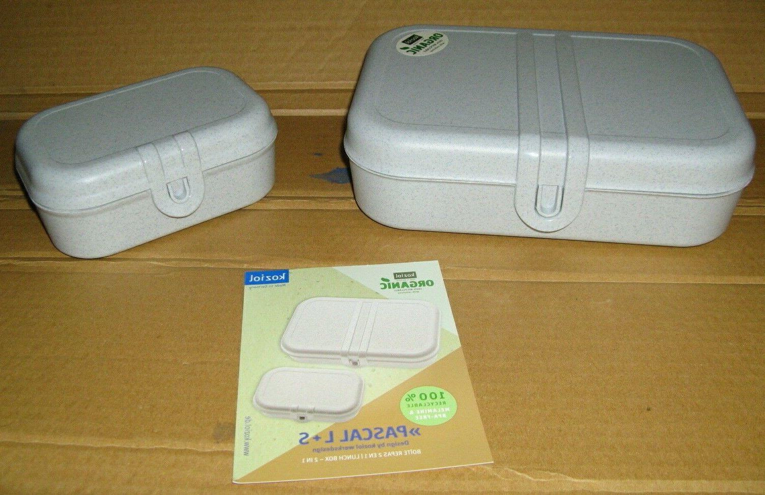 boite repas lunch box 2 en 1