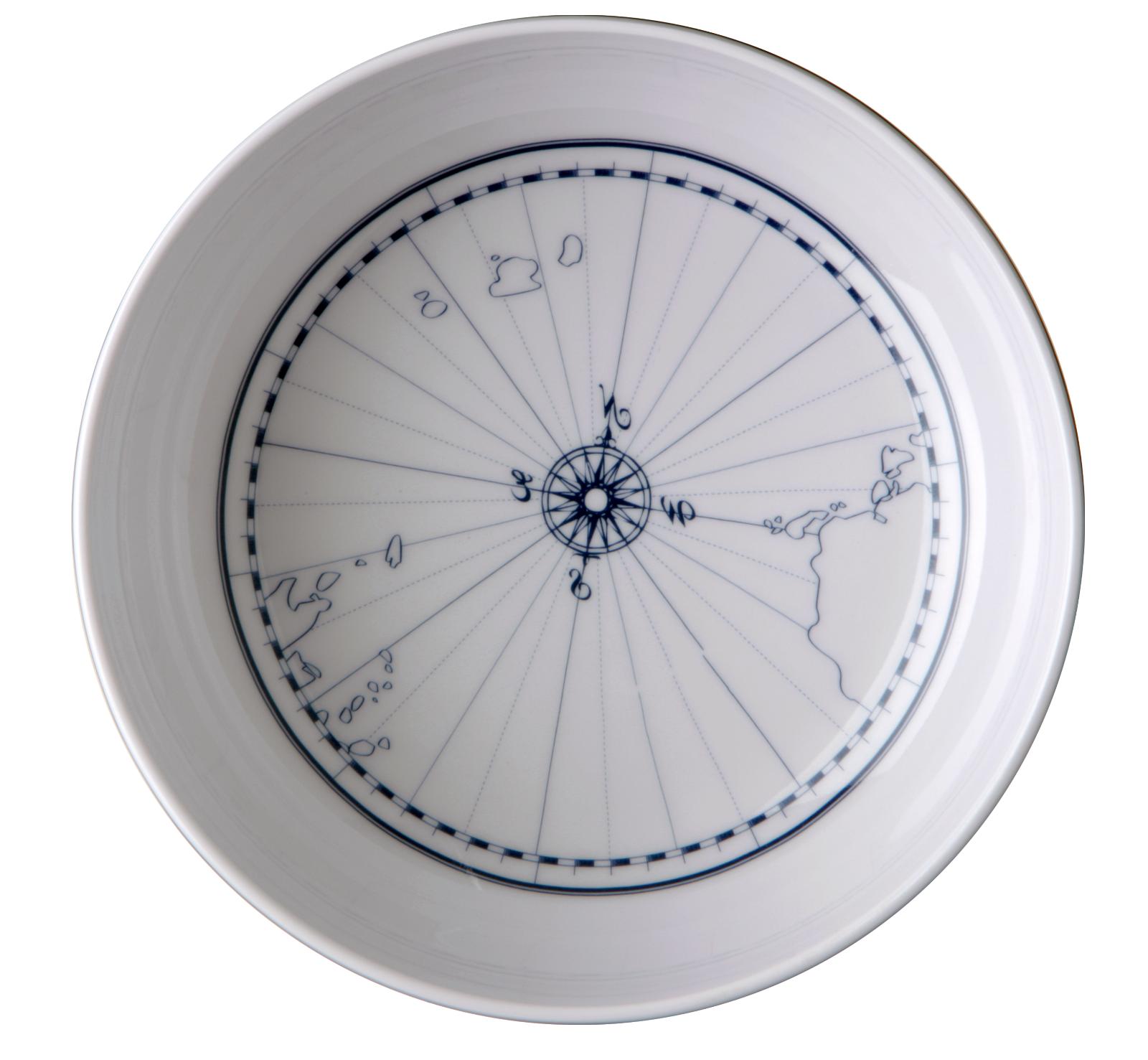 bol columbus 15cm 6er set melamine bateau