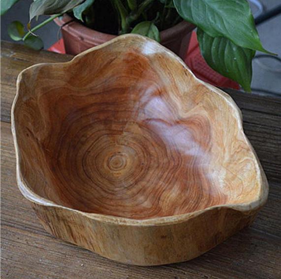 bol en bois vaisselle de bois