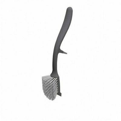 brosse vaisselle rectangulaire grise