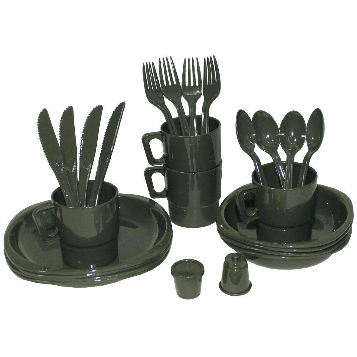 camping des plats en plastique vaisselle 4