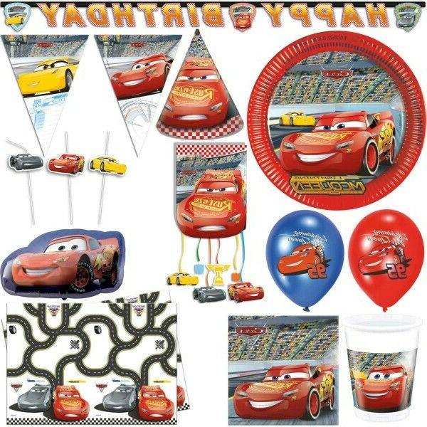 cars 3 anniversaire d enfant fete set