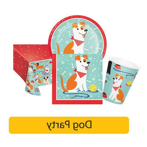 chien fete anniversaire gamme garcon fille vaisselle