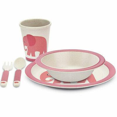 coffret de vaisselle pour enfant en bambou