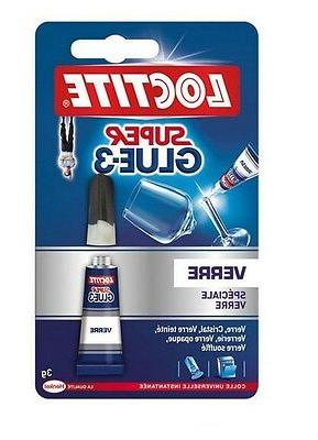 colle super glue 3 special verre vaisselle