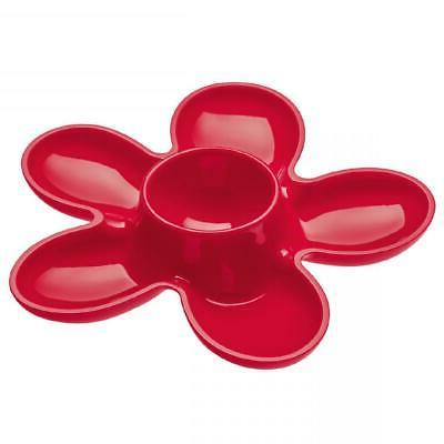 coquetier a pril vaisselle rouge framboise opaque