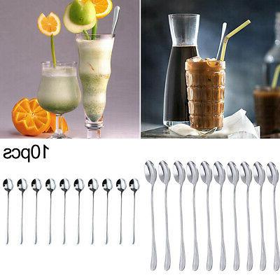 cuillere vaisselle set poignee longue melange creme