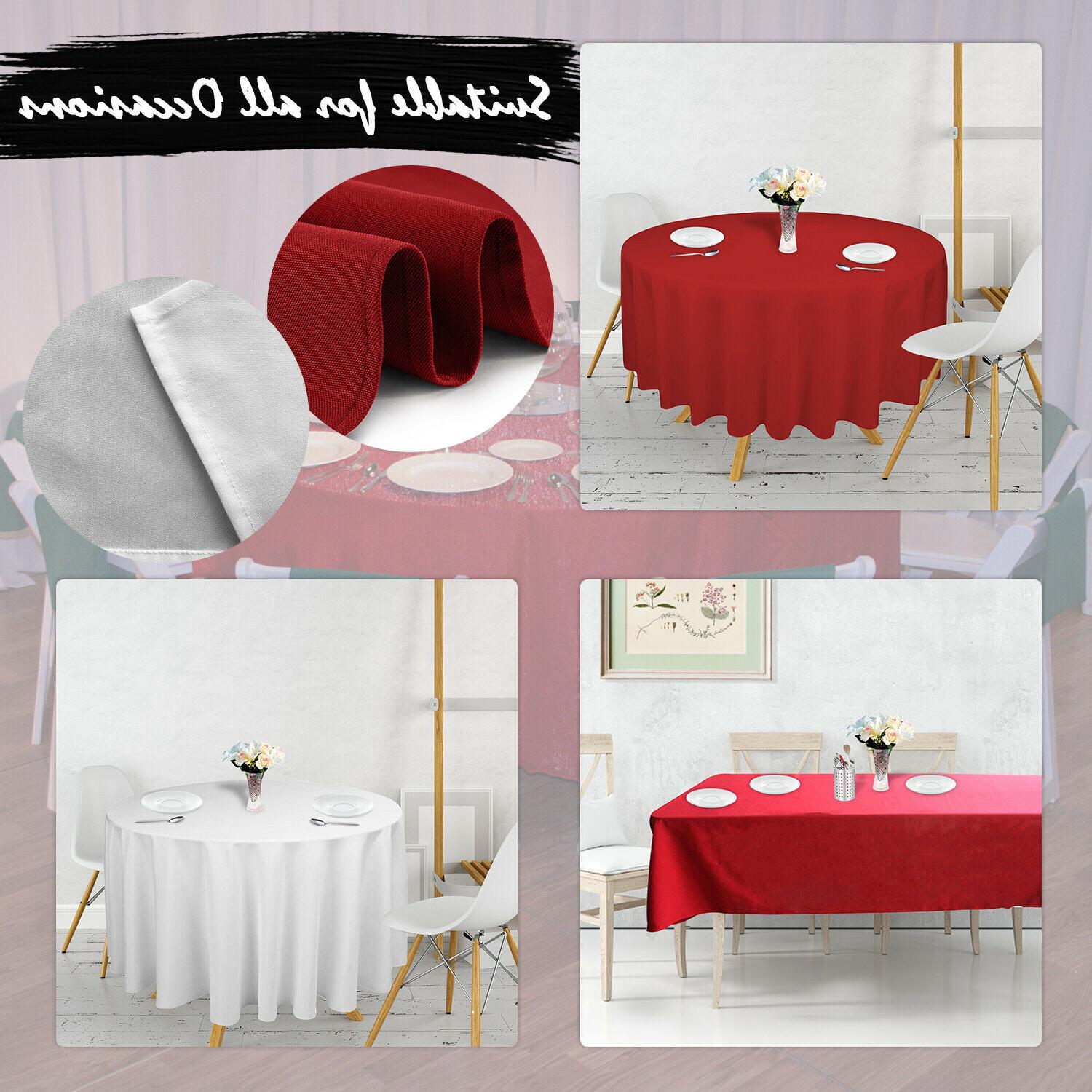de fete tissu table housse rond table