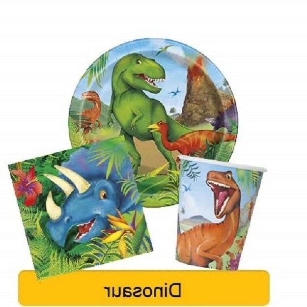 dinosaure anniversaire fete gamme vaisselle bandeaux ballons