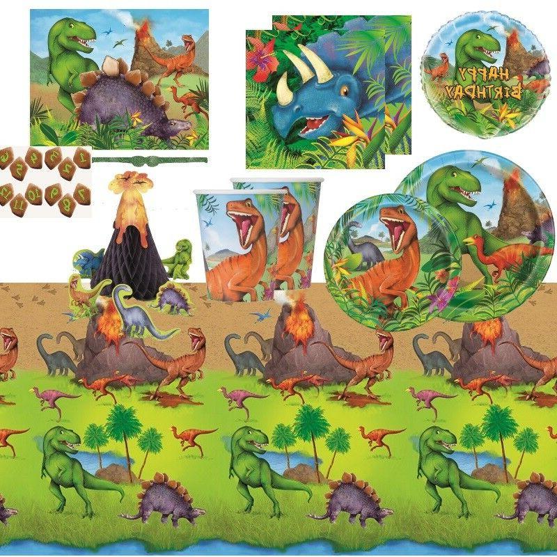 dinosaure jungle fete fournitures vaisselle ballons decorati