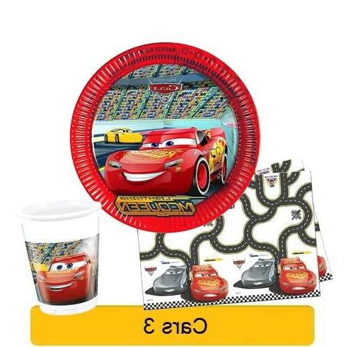 disney cars 3 anniversaire fete gamme vaisselle
