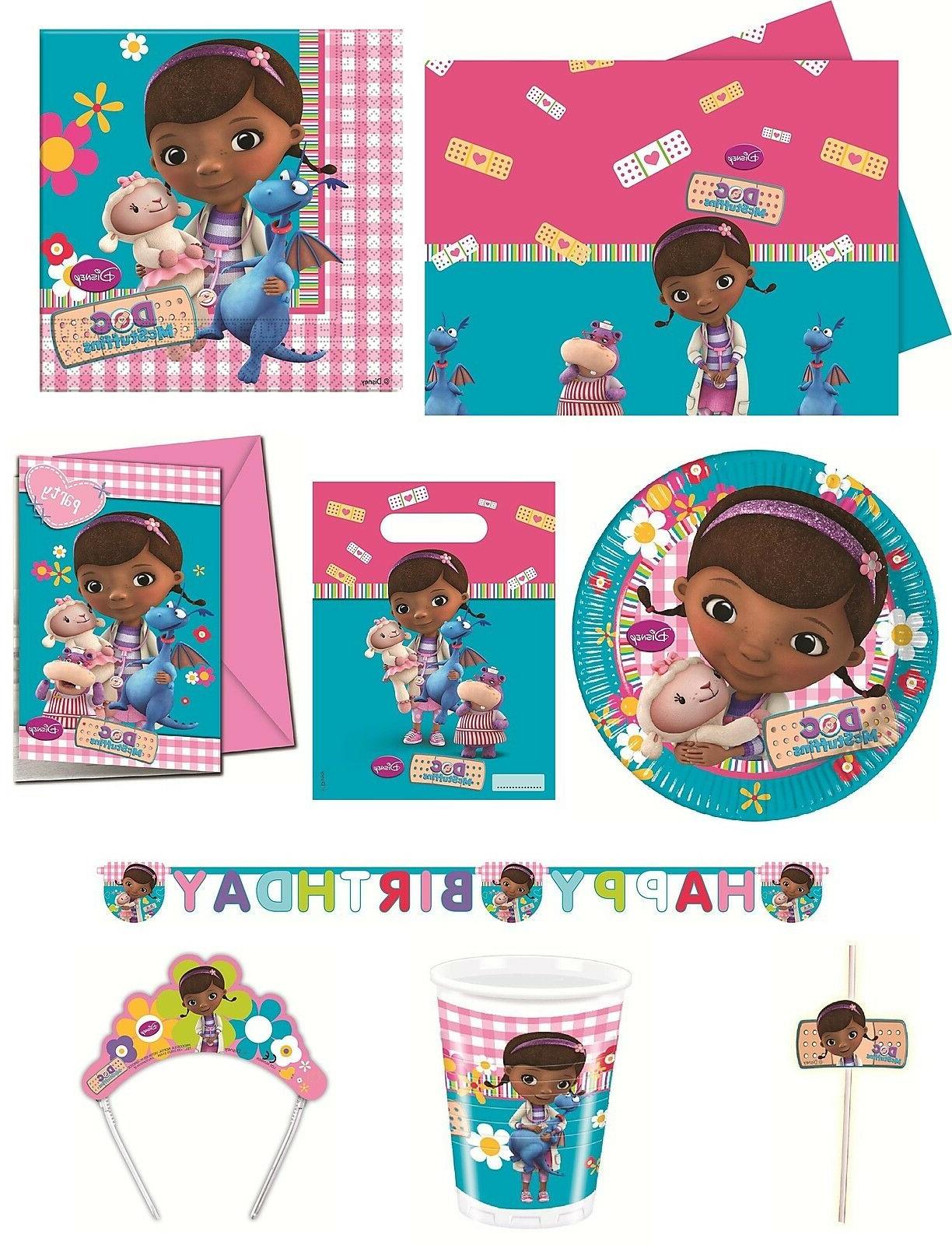 disney doc mcstuffins anniversaire fete gamme vaisselle