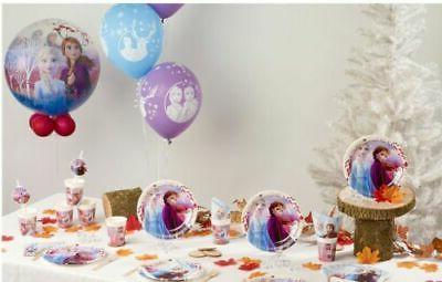disney frozen 2 fete filles vaisselle ballons