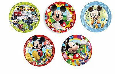 disney mickey mouse dessins papier plaques 23cm