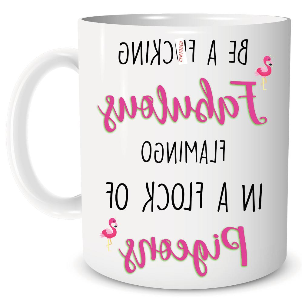 drole flamant rose tasse a cafe sarcastic
