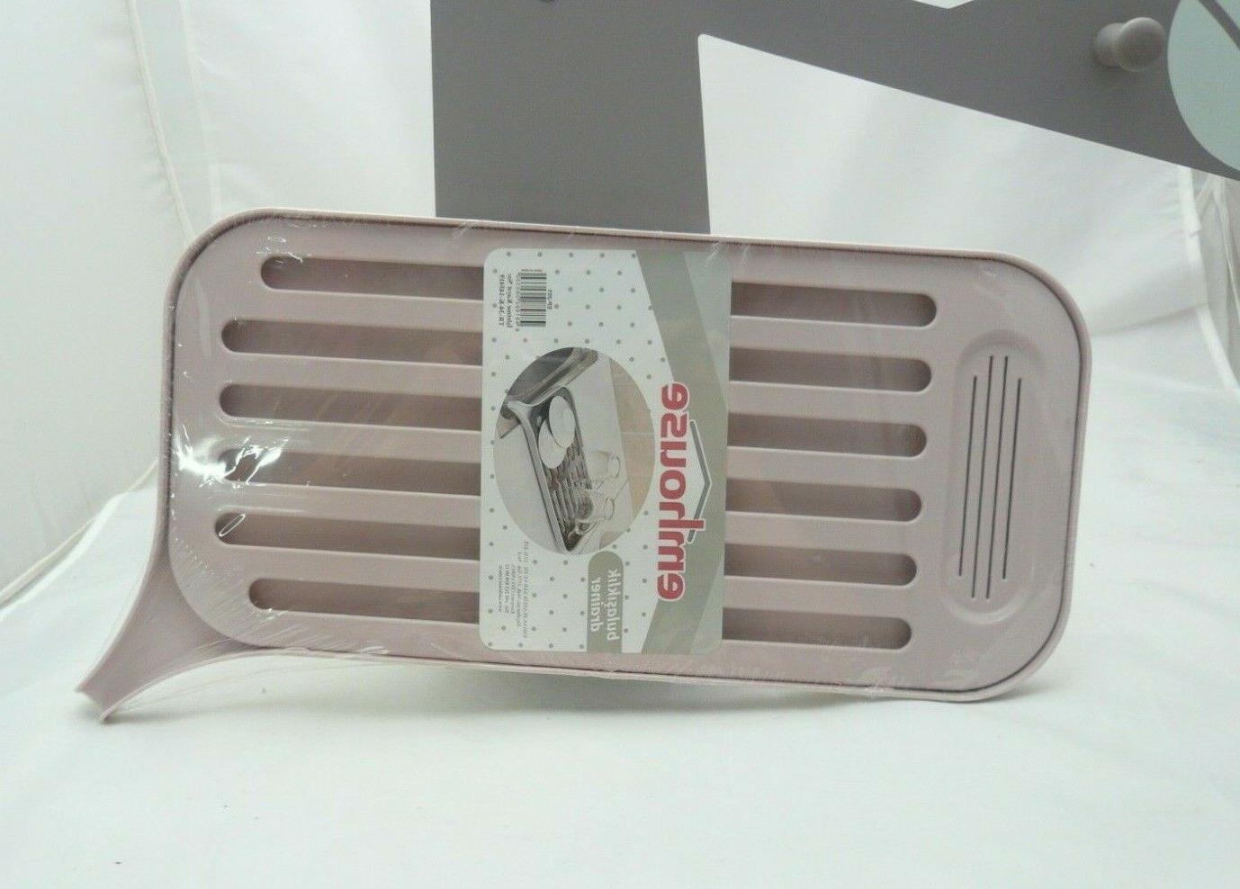 egouttoir rose vaisselle 2 parties avec ecoulement