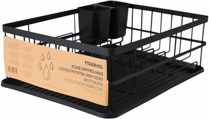 egouttoir vaisselle noir mat en metal 42x31