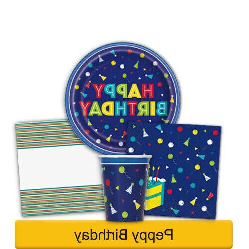 energique anniversaire fete gamme vaisselle fournitures deco