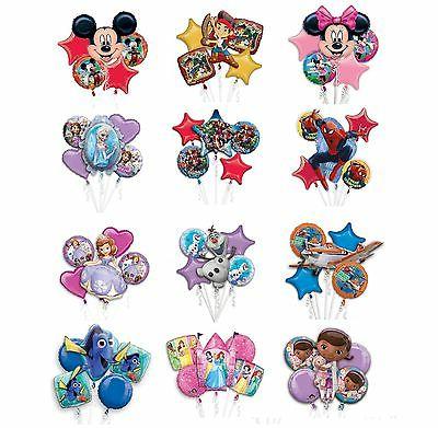 enfants caracteres bouquet ballons anniversaire fete gamme