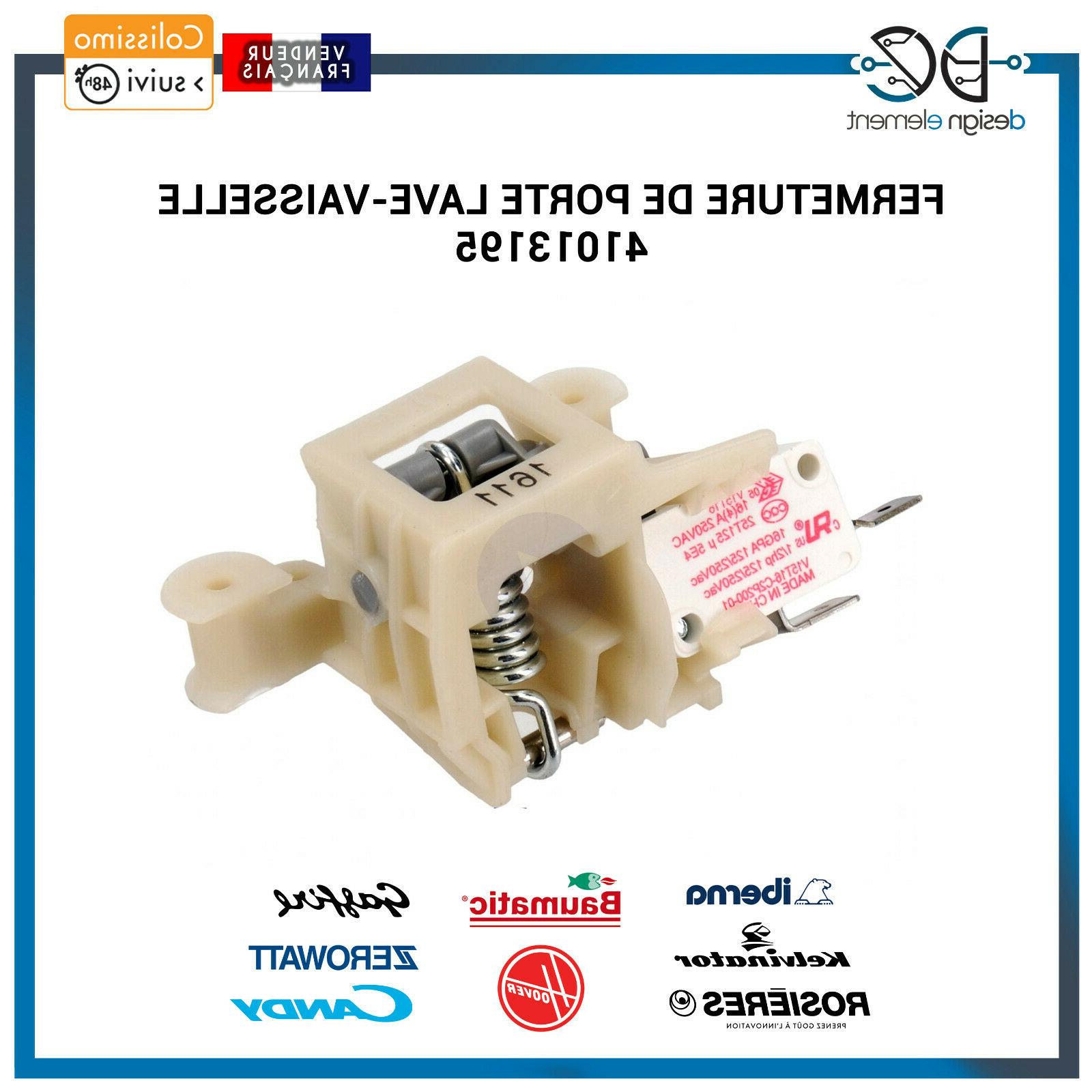 fermeture securite serrure de porte lave vaisselle