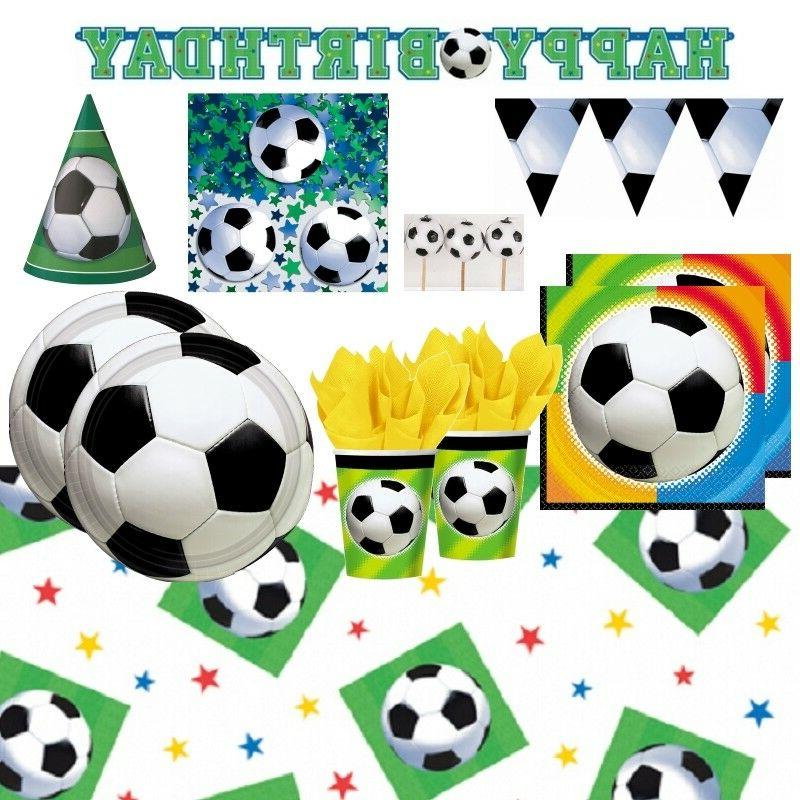 fete football fournitures vaisselle ballons decorations invi