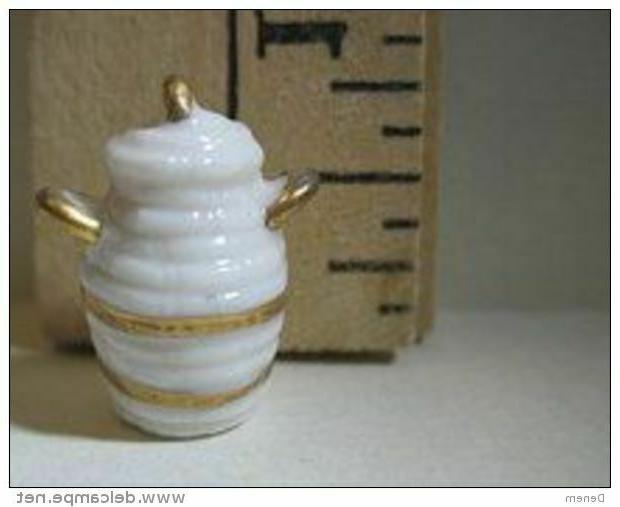 feve pot blanc et or